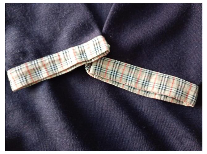 Burberry Strickoberteil Navyblau mit Karomuster Dunkelblau - Ansicht 9