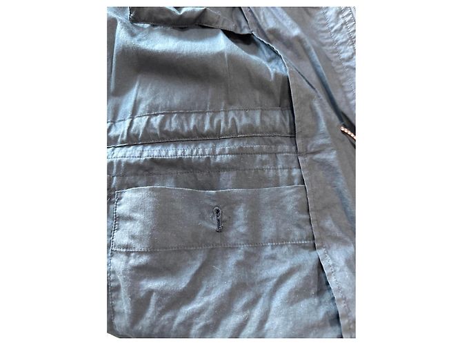 Cappotto Burberry in cotone nero da uomo - vista 17