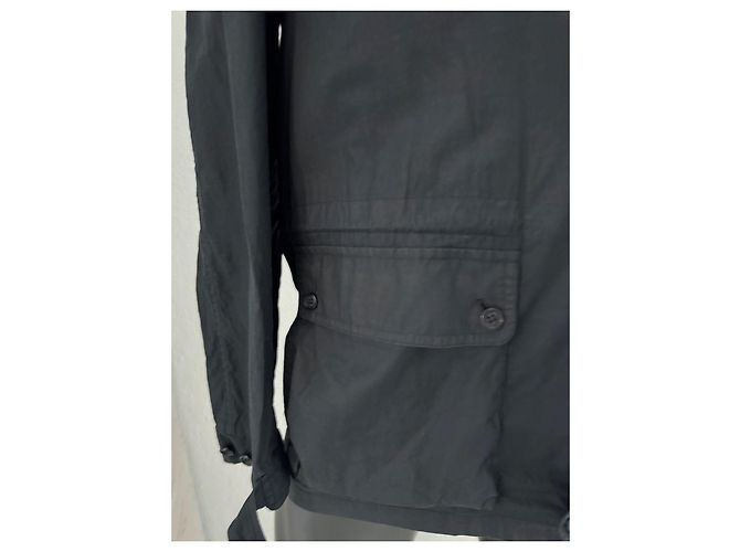 Cappotto Burberry in cotone nero da uomo - vista 3