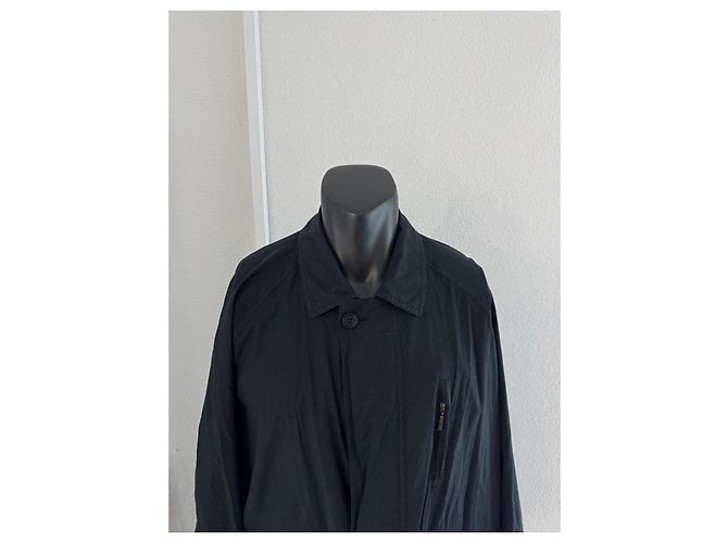 Cappotto Burberry in cotone nero da uomo - vista 5