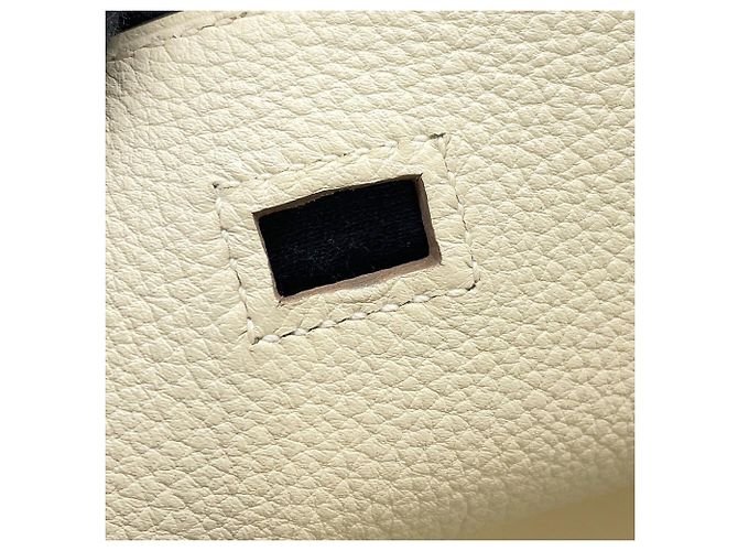 Hermès Borsa Hermes Birkin 30 Craie Togo - vista 11