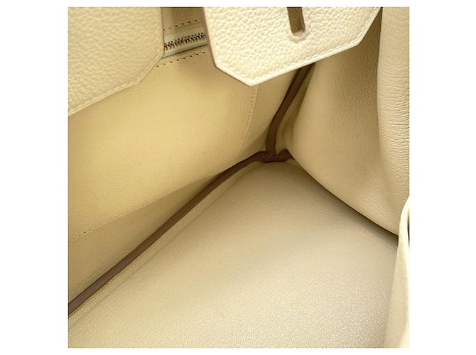 Hermès Borsa Hermes Birkin 30 Craie Togo - vista 15