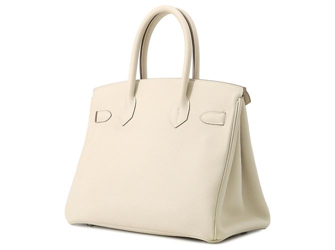 Hermès Borsa Hermes Birkin 30 Craie Togo - vista 2