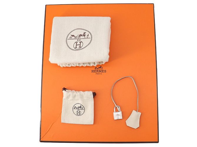 Hermès Borsa Hermes Birkin 30 Craie Togo - vista 20