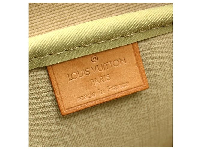 Borsa Louis Vuitton Deauville in tela Monogram 34 Marrone - vista 4