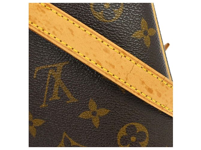 Borsa Musette Salsa Louis Vuitton in Canvas Monogram GM Marrone - vista 6