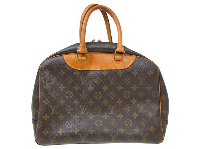 Louis Vuitton Deauville Monogram Canvas 34 Marrone - vista 2
