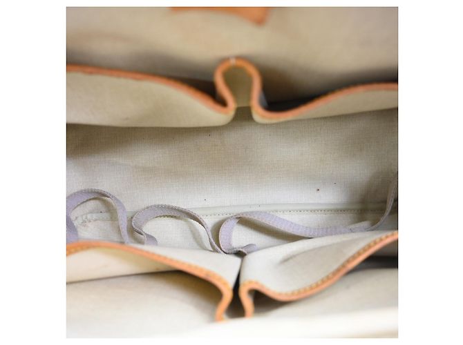 Louis Vuitton Deauville Monogram Canvas 34 Marrone - vista 3