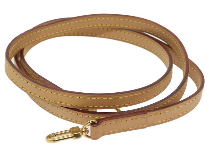 Louis Vuitton Bandouliere Leder 115 cm Beige - Ansicht 2