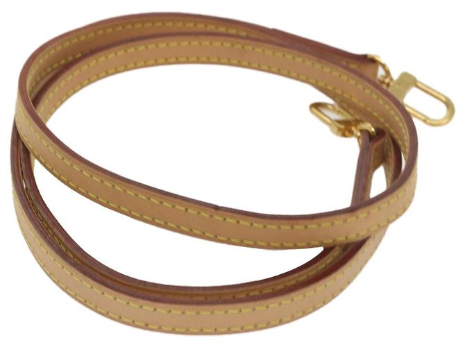 Louis Vuitton Bandouliere Leder 115 cm Beige - Ansicht 3