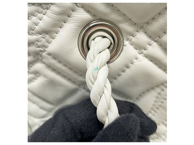 Borsa Balenciaga Blanket Square S Bianco - vista 10