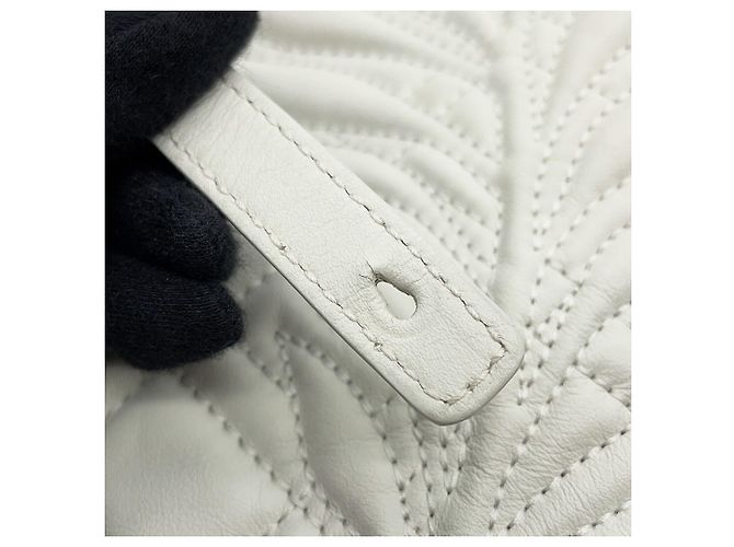 Borsa Balenciaga Blanket Square S Bianco - vista 14