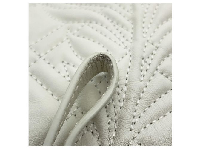 Borsa Balenciaga Blanket Square S Bianco - vista 16