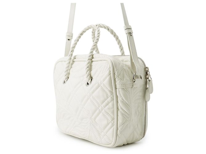 Borsa Balenciaga Blanket Square S Bianco - vista 2