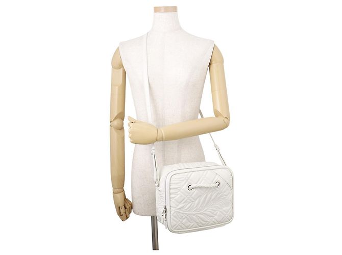 Borsa Balenciaga Blanket Square S Bianco - vista 5