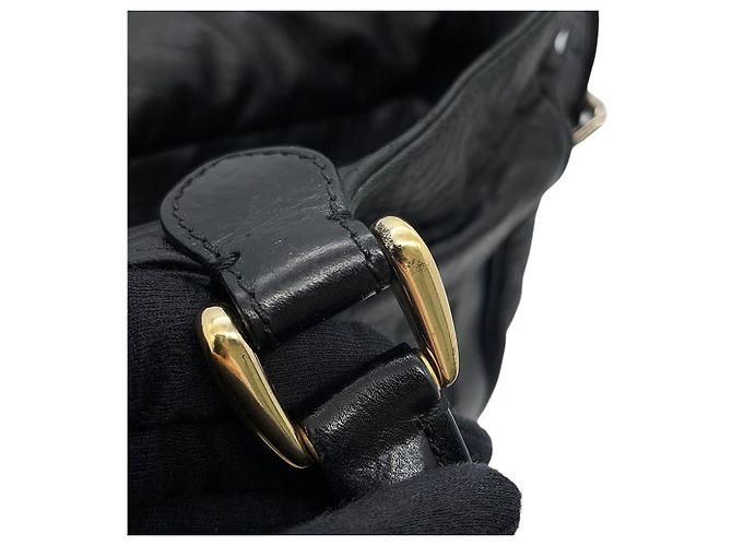 Borsa a mano in pelle nera Fendi Nero - vista 12