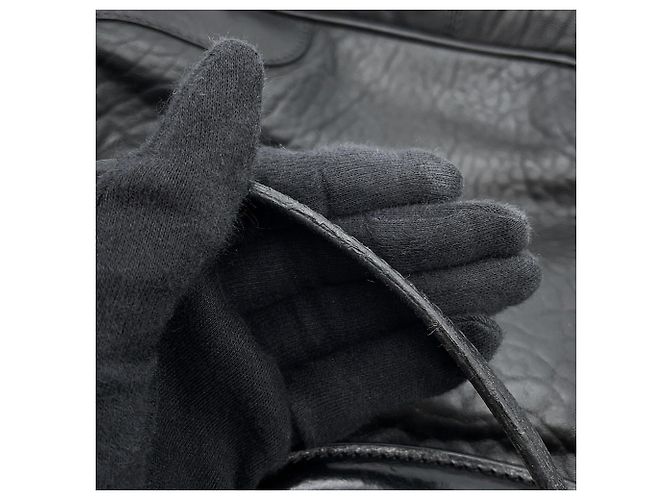 Borsa a mano in pelle nera Fendi Nero - vista 16