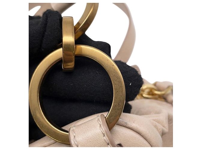 Borsa a tracolla in pelle morbida lux Prada Beige - vista 12
