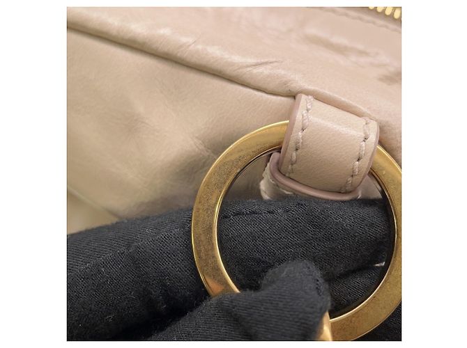 Borsa a tracolla in pelle morbida lux Prada Beige - vista 14