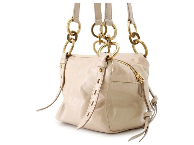 Borsa a tracolla in pelle morbida lux Prada Beige - vista 2