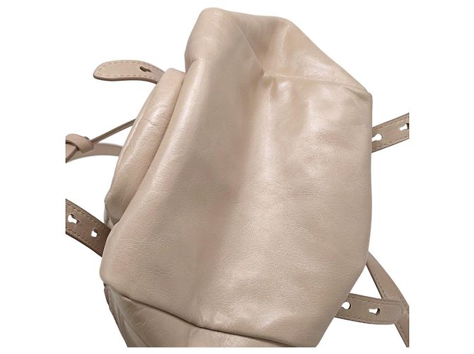 Borsa a tracolla in pelle morbida lux Prada Beige - vista 6