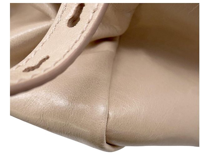 Borsa a tracolla in pelle morbida lux Prada Beige - vista 7