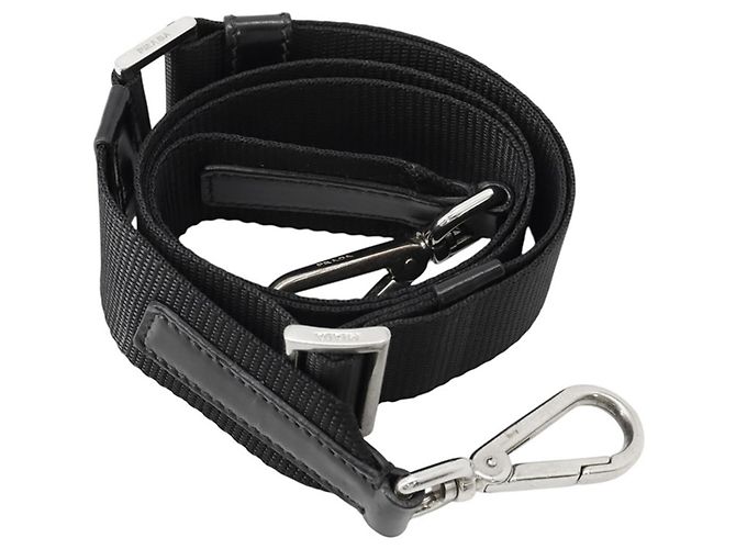 Borsa a Spalla 2-Way Prada Nero Rosso - vista 18