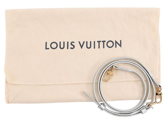 Borsa a Spalla Louis Vuitton Petite Malle Epi Metallic Argento D'oro - vista 19