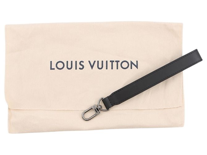 Clutch Louis Vuitton Monogram Eclipse Wallet Trunk Nero - vista 15