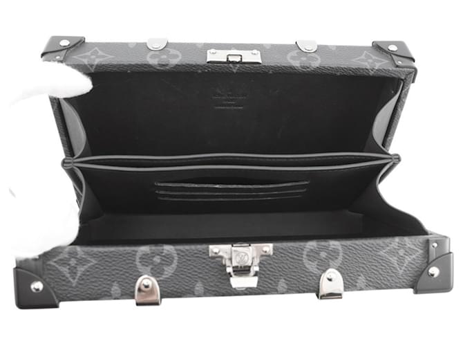 Clutch Louis Vuitton Monogram Eclipse Wallet Trunk Nero - vista 5