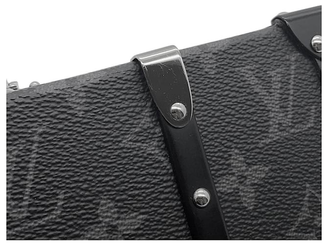 Clutch Louis Vuitton Monogram Eclipse Wallet Trunk Nero - vista 6