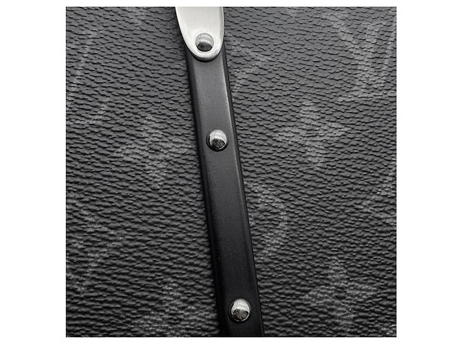 Clutch Louis Vuitton Monogram Eclipse Wallet Trunk Nero - vista 8