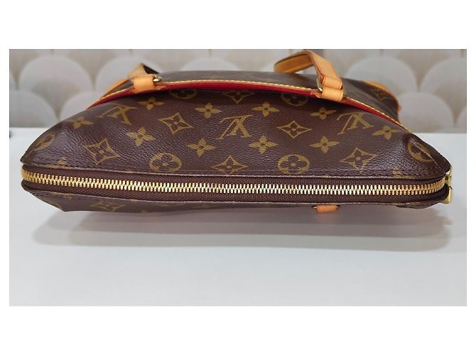 Sac cabas Louis Vuitton Monogram Canvas Coussin Marron Monogramme - vue 4