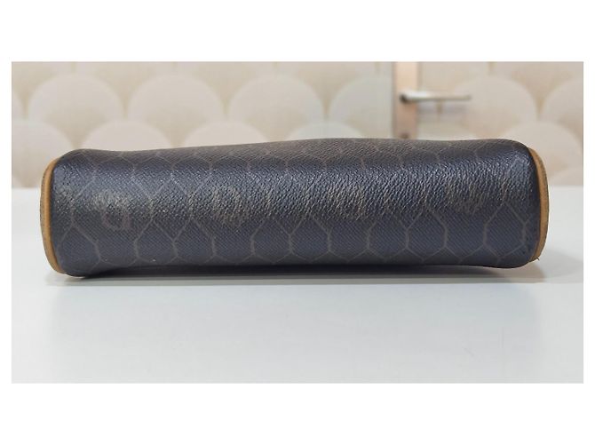 Pochette Christian Dior Monogramma Marrone e Pelle Camel Cammello - vista 8