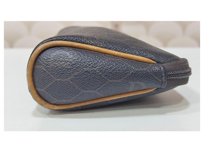 Pochette Christian Dior Monogramma Marrone e Pelle Camel Cammello - vista 9