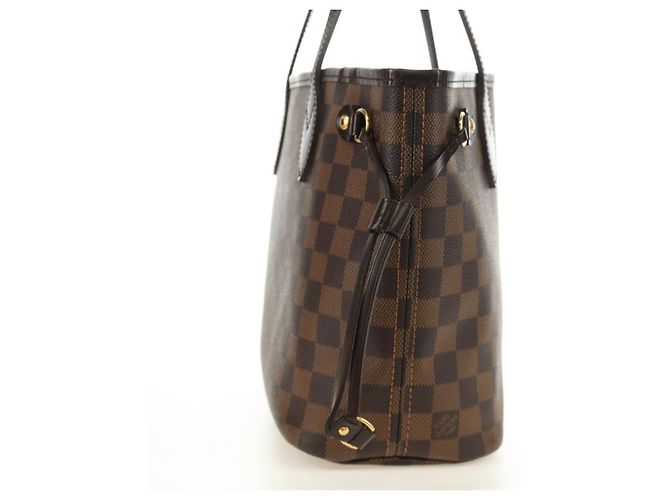Cabas Louis Vuitton Neverfull Damier PM Marron - vue 4