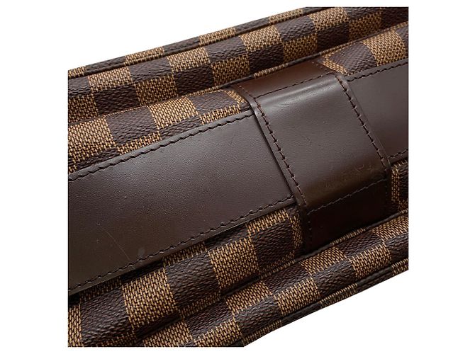 Borsa a tracolla Louis Vuitton Damier Ebene Naviglio Rosso - vista 8
