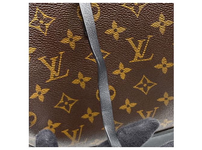 Borsa a tracolla Louis Vuitton Monogram Nero - vista 12