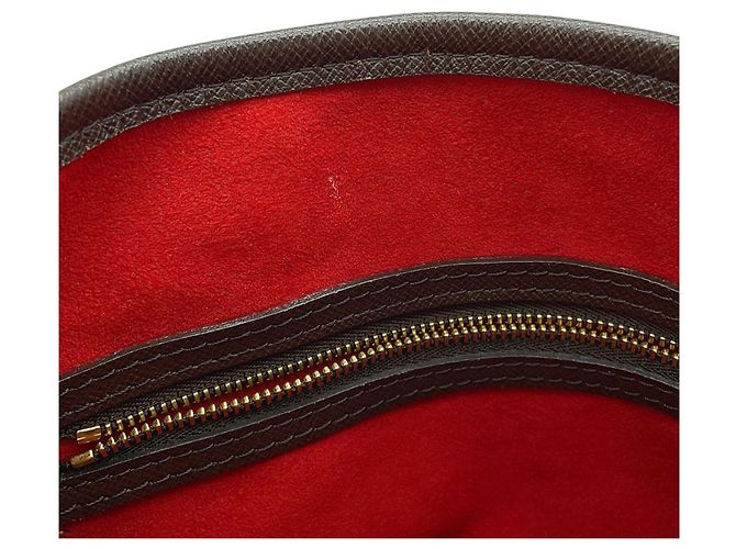 Borsa Tote Louis Vuitton Damier Ebene Mare Rosso - vista 10