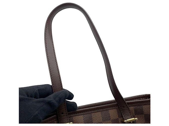 Borsa Tote Louis Vuitton Damier Ebene Mare Rosso - vista 14