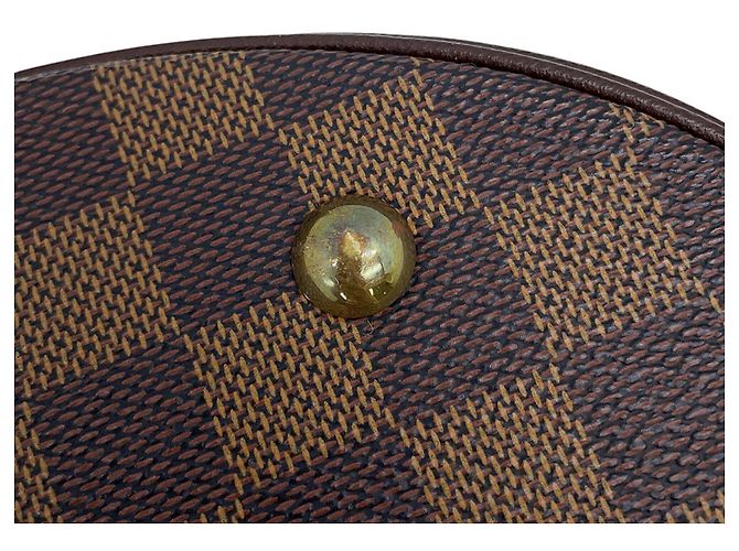 Borsa Tote Louis Vuitton Damier Ebene Mare Rosso - vista 16
