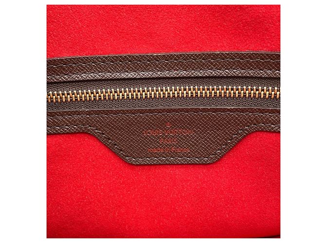 Borsa Tote Louis Vuitton Damier Ebene Mare Rosso - vista 18