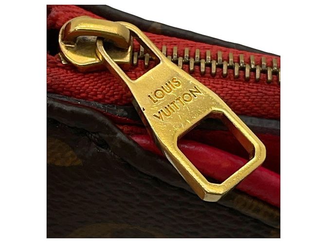 Clutch con tracolla Louis Vuitton Monogram Pallas Fuschia - vista 14