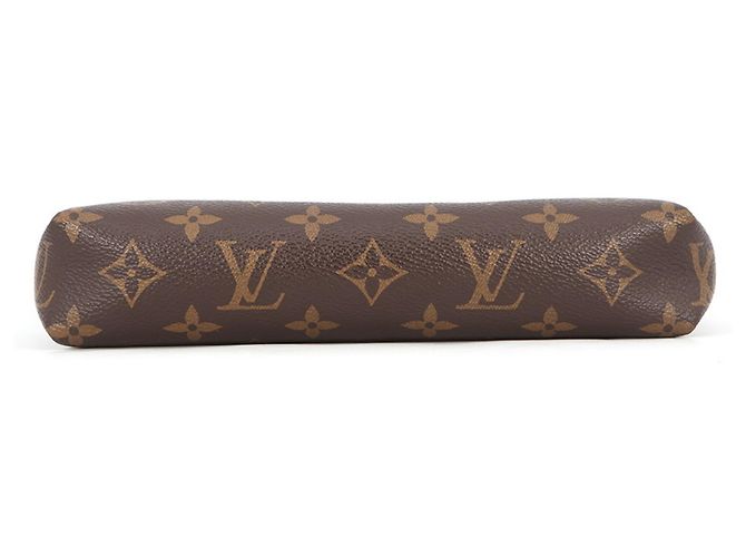 Clutch con tracolla Louis Vuitton Monogram Pallas Fuschia - vista 3