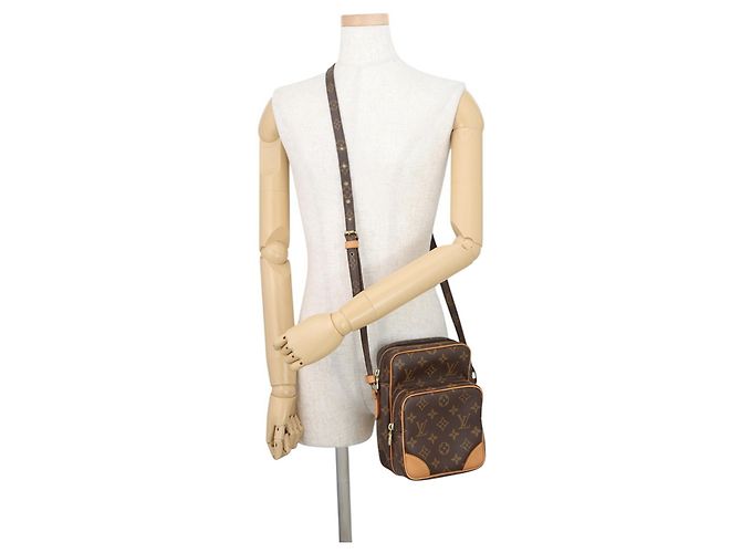 Borsa a Spalla Louis Vuitton Monogram Marrone - vista 4