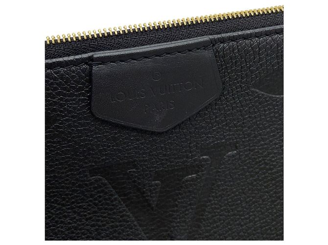 Louis Vuitton Monogram Empreinte Multi Pochette Accessoires Nero - vista 10