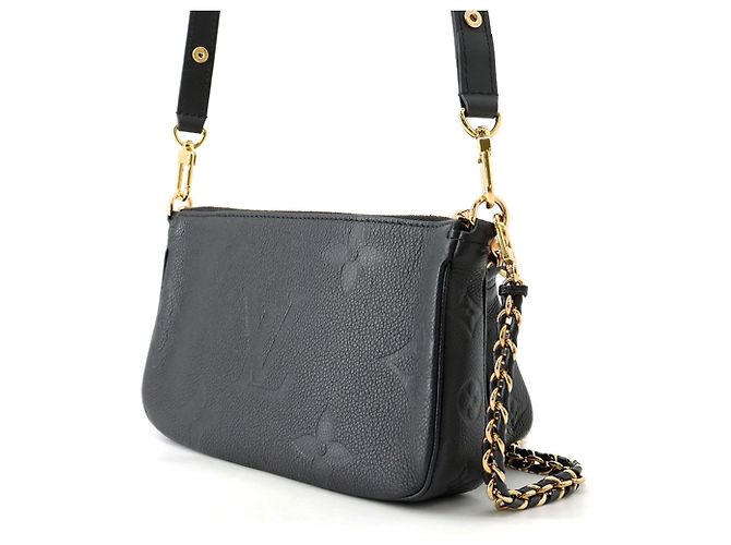 Louis Vuitton Monogram Empreinte Multi Pochette Accessoires Nero - vista 2