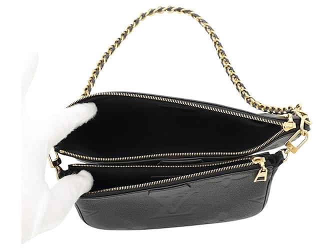 Louis Vuitton Monogram Empreinte Multi Pochette Accessoires Nero - vista 7