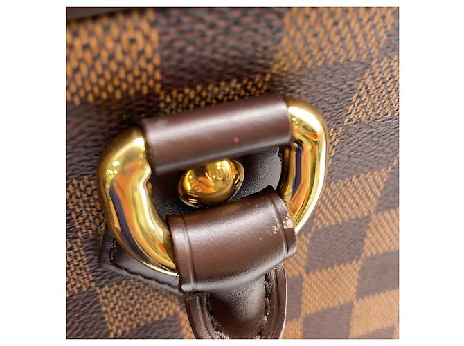 Borsa Louis Vuitton Damier Ebene Duomo Rosso - vista 13