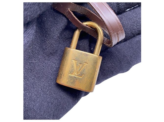 Borsa Louis Vuitton Damier Ebene Duomo Rosso - vista 16